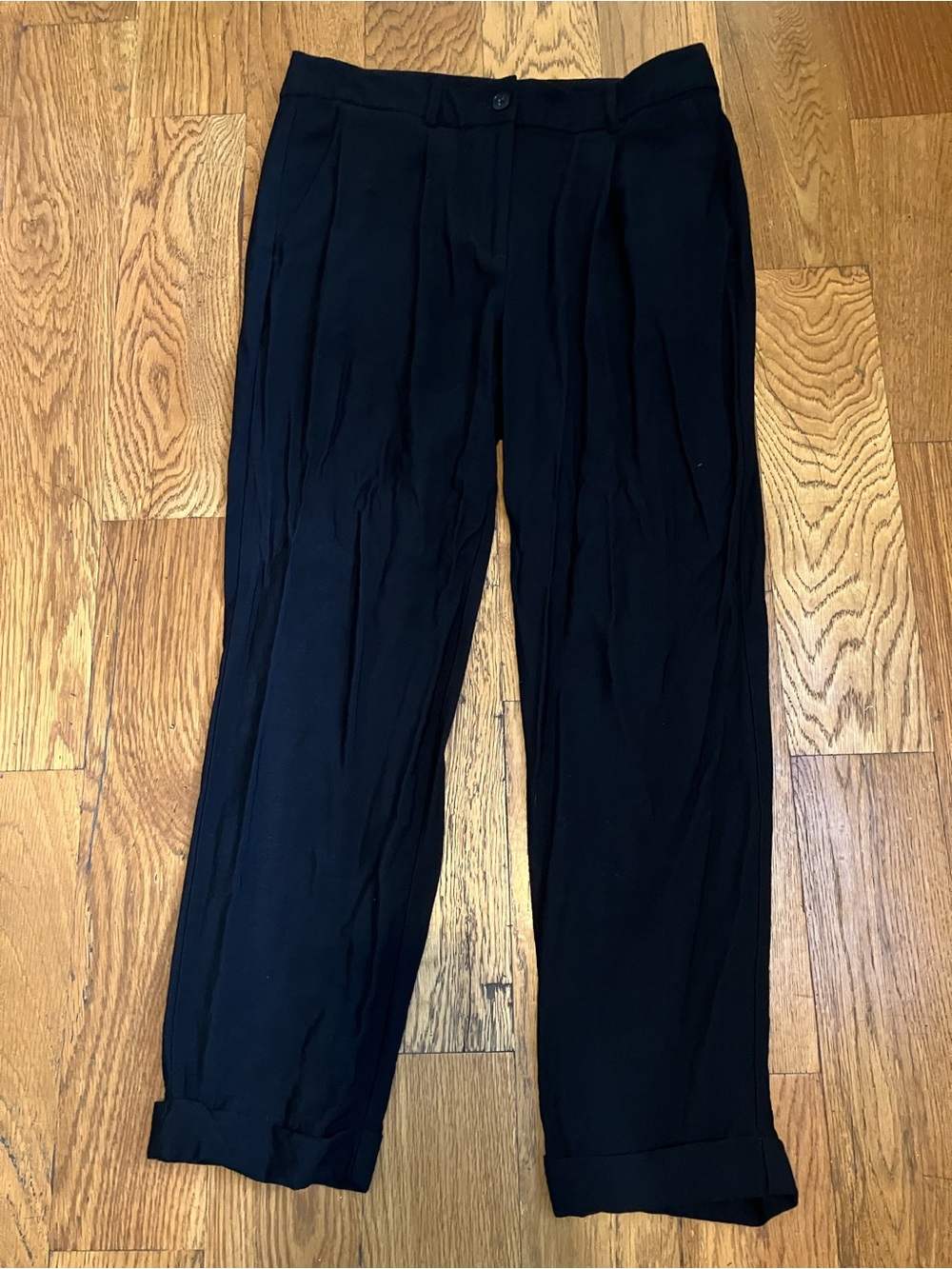 Loft Outlet Tapered Leg Women's Dress Pants Black Size 4